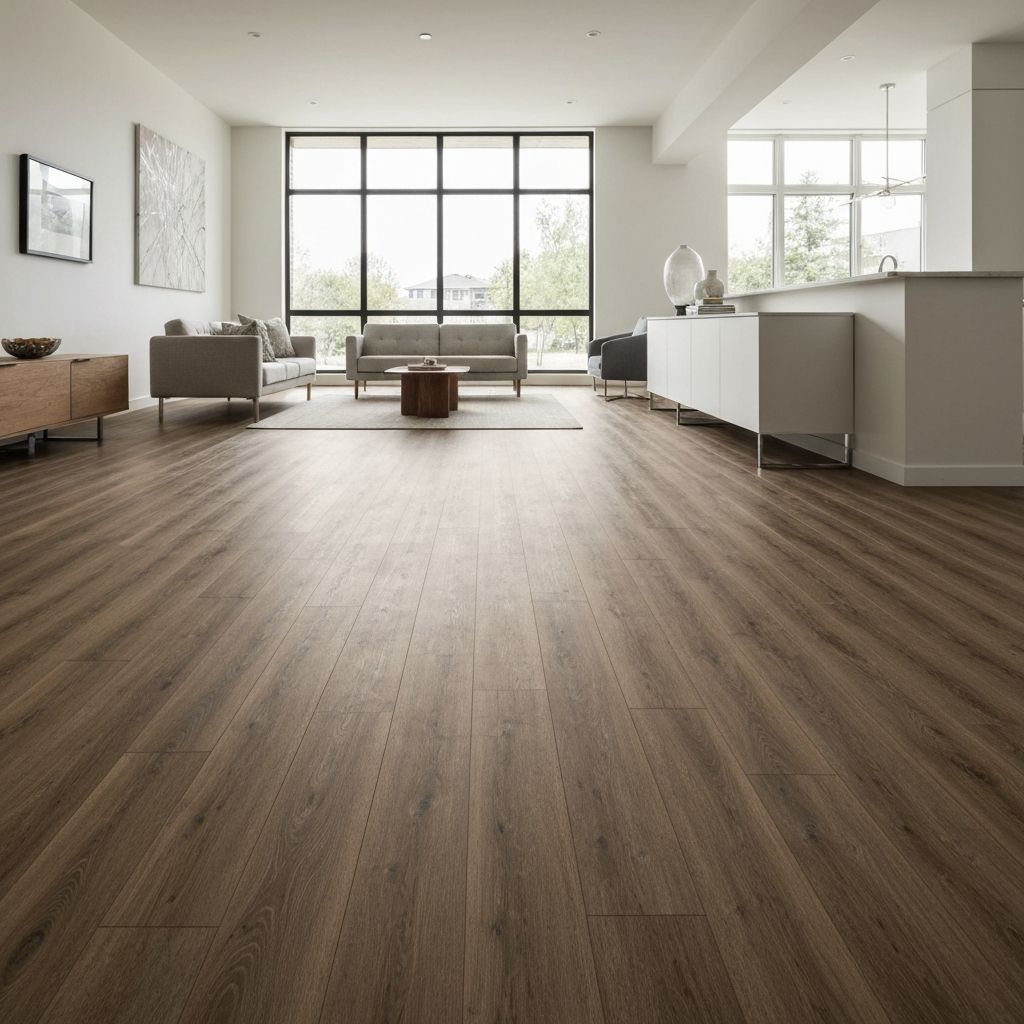 Durable luxury vinyl plank flooring in a Middleburg Heights, Ohio home